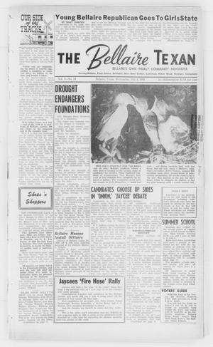 The Bellaire Texan (Bellaire, Tex.), Vol. 3, No. 21, Ed. 1 Wednesday, July 4, 1956