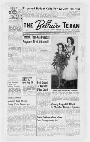 The Bellaire Texan (Bellaire, Tex.), Vol. 6, No. 24, Ed. 1 Wednesday, August 5, 1959