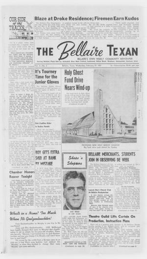 The Bellaire Texan (Bellaire, Tex.), Vol. 4, No. 3, Ed. 1 Wednesday, February 27, 1957