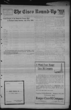 The Cisco Round-Up (Cisco, Tex.), Vol. 38, No. 13, Ed. 1 Friday, August 2, 1918