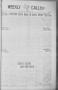 Thumbnail image of item number 1 in: 'Corpus Christi Weekly Caller (Corpus Christi, Tex.), Vol. 25, No. 42, Ed. 1 Friday, October 9, 1908'.