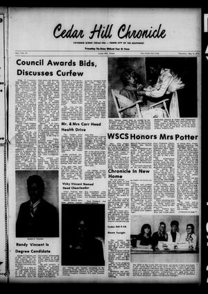 Cedar Hill Chronicle (Cedar Hill, Tex.), Vol. 7, No. 37, Ed. 1 Thursday, May 11, 1972