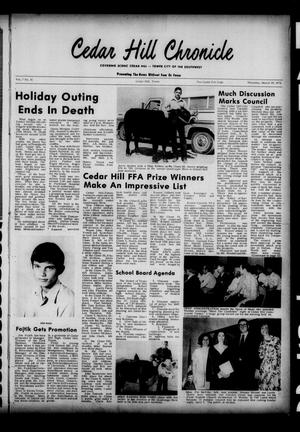 Cedar Hill Chronicle (Cedar Hill, Tex.), Vol. 7, No. 31, Ed. 1 Thursday, March 30, 1972
