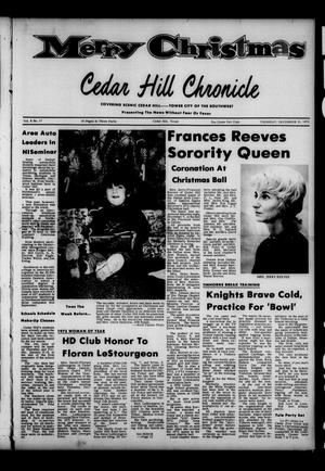 Cedar Hill Chronicle (Cedar Hill, Tex.), Vol. 8, No. 17, Ed. 1 Thursday, December 21, 1972