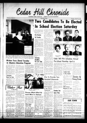Cedar Hill Chronicle (Cedar Hill, Tex.), Vol. 2, No. 45, Ed. 1 Thursday, March 30, 1967