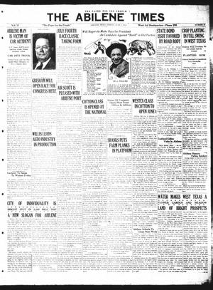 The Abilene Times (Abilene, Tex.), Vol. 17, No. 16, Ed. 1 Friday, June 1, 1928