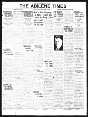 The Abilene Times (Abilene, Tex.), Vol. [2], Ed. 1 Friday, April 27, 1928