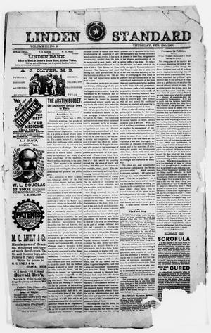 Linden Standard (Linden, Tex.), Vol. 3, No. 9, Ed. 1 Thursday, February 19, 1891