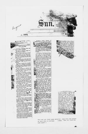 The Cass County Sun., Ed. 1 Wednesday, August 3, 1898