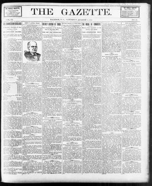 Primary view of object titled 'The Gazette. (Raleigh, N.C.), Vol. 9, No. 25, Ed. 1 Saturday, August 7, 1897'.