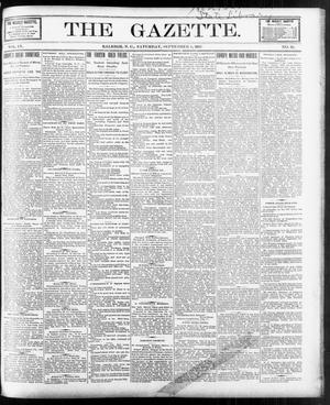 Primary view of object titled 'The Gazette. (Raleigh, N.C.), Vol. 9, No. 29, Ed. 1 Saturday, September 4, 1897'.