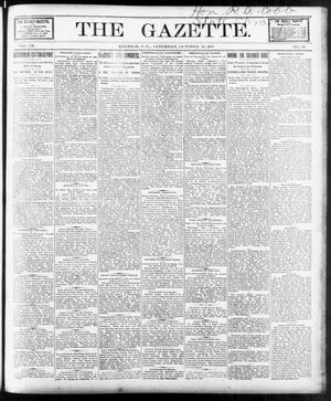 Primary view of object titled 'The Gazette. (Raleigh, N.C.), Vol. 9, No. 35, Ed. 1 Saturday, October 16, 1897'.