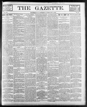 Primary view of object titled 'The Gazette. (Raleigh, N.C.), Vol. 9, No. 51, Ed. 1 Saturday, February 5, 1898'.