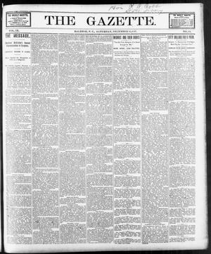 Primary view of object titled 'The Gazette. (Raleigh, N.C.), Vol. 9, No. 44, Ed. 1 Saturday, December 18, 1897'.