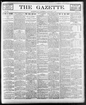 Primary view of object titled 'The Gazette. (Raleigh, N.C.), Vol. 9, No. 47, Ed. 1 Saturday, January 8, 1898'.