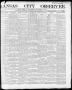 Primary view of Kansas City Observer. (Kansas City, Mo.), Vol. 4, No. 36, Ed. 1 Saturday, January 27, 1900