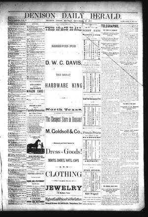 Denison Daily Herald. (Denison, Tex.), Vol. 1, No. 89, Ed. 1 Monday, December 17, 1877