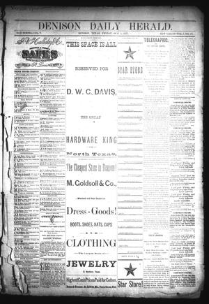 Denison Daily Herald. (Denison, Tex.), Vol. 1, No. 27, Ed. 1 Friday, October 5, 1877