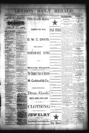 Denison Daily Herald. (Denison, Tex.), Vol. 1, No. 39, Ed. 1 Friday, October 19, 1877
