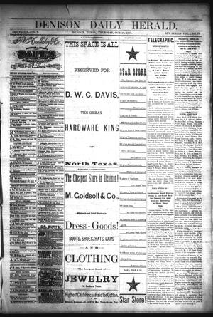 Denison Daily Herald. (Denison, Tex.), Vol. 1, No. 38, Ed. 1 Thursday, October 18, 1877