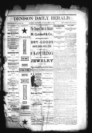 Denison Daily Herald. (Denison, Tex.), Vol. 1, No. 4, Ed. 1 Wednesday, September 5, 1877