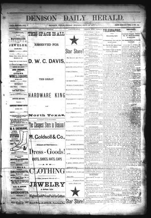 Denison Daily Herald. (Denison, Tex.), Vol. 1, No. 15, Ed. 1 Friday, September 21, 1877