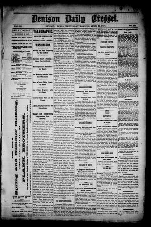 Denison Daily Cresset. (Denison, Tex.), Vol. 3, No. 234, Ed. 1 Wednesday, April 26, 1876