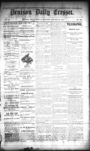 Denison Daily Cresset. (Denison, Tex.), Vol. 4, No. 102, Ed. 1 Monday, January 29, 1877