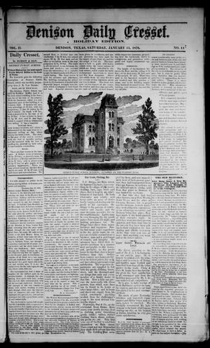 Denison Daily Cresset. (Denison, Tex.), Vol. 2, No. 147, Ed. 1 Saturday, January 15, 1876