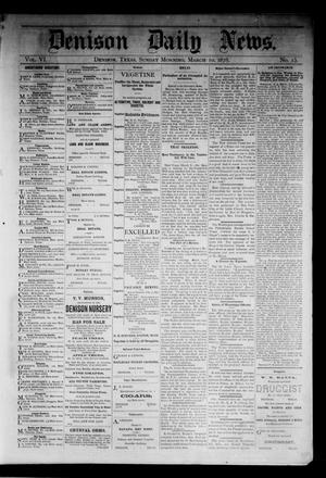 Denison Daily News. (Denison, Tex.), Vol. 6, No. 15, Ed. 1 Sunday, March 10, 1878