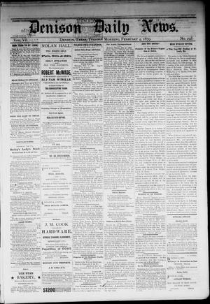Denison Daily News. (Denison, Tex.), Vol. 6, No. 293, Ed. 1 Tuesday, February 4, 1879