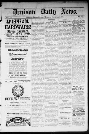 Denison Daily News. (Denison, Tex.), Vol. 7, No. 277, Ed. 1 Friday, January 16, 1880