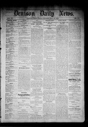 Denison Daily News. (Denison, Tex.), Vol. 6, No. 131, Ed. 1 Friday, July 26, 1878