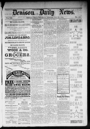 Denison Daily News. (Denison, Tex.), Vol. 7, No. 126, Ed. 1 Wednesday, July 30, 1879