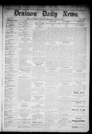 Denison Daily News. (Denison, Tex.), Vol. 6, No. 138, Ed. 1 Saturday, August 3, 1878