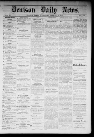 Denison Daily News. (Denison, Tex.), Vol. 5, No. 290, Ed. 1 Wednesday, February 6, 1878