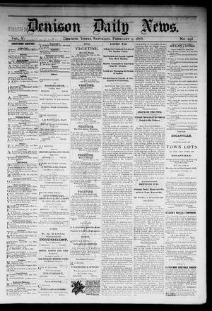 Denison Daily News. (Denison, Tex.), Vol. 5, No. 293, Ed. 1 Saturday, February 9, 1878