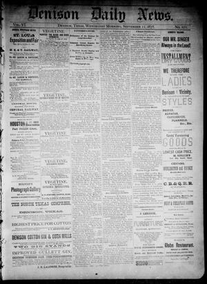 Denison Daily News. (Denison, Tex.), Vol. 6, No. 171, Ed. 1 Wednesday, September 11, 1878