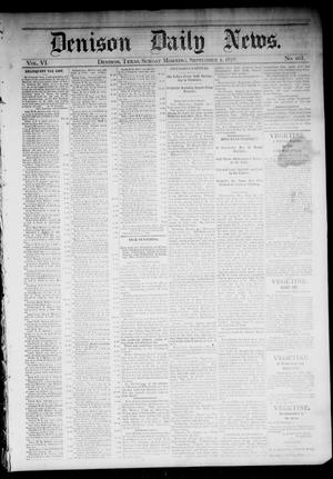 Denison Daily News. (Denison, Tex.), Vol. 6, No. 163, Ed. 1 Sunday, September 1, 1878