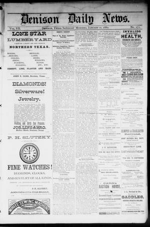 Denison Daily News. (Denison, Tex.), Vol. 7, No. 271, Ed. 1 Saturday, January 10, 1880