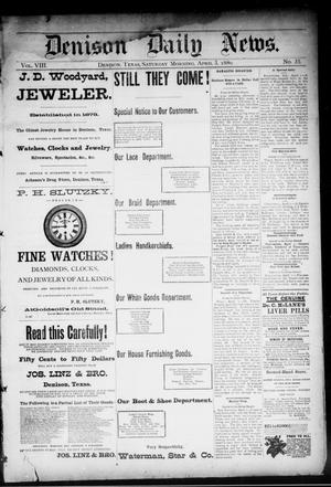 Denison Daily News. (Denison, Tex.), Vol. 8, No. 35, Ed. 1 Saturday, April 3, 1880