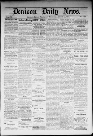 Denison Daily News. (Denison, Tex.), Vol. 6, No. 288, Ed. 1 Wednesday, January 29, 1879