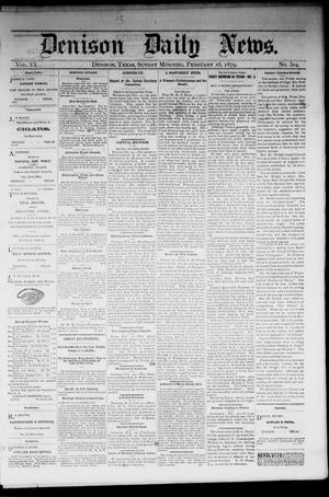 Denison Daily News. (Denison, Tex.), Vol. 6, No. 304, Ed. 1 Sunday, February 16, 1879
