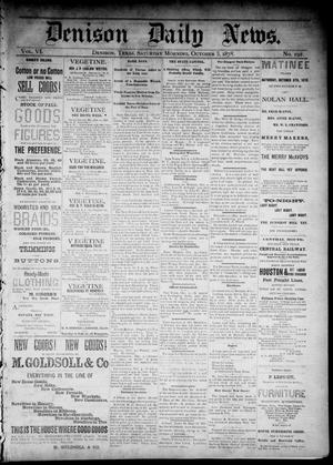 Denison Daily News. (Denison, Tex.), Vol. 6, No. 192, Ed. 1 Saturday, October 5, 1878