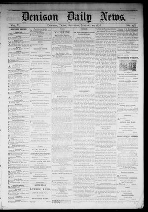 Denison Daily News. (Denison, Tex.), Vol. 5, No. 275, Ed. 1 Saturday, January 19, 1878