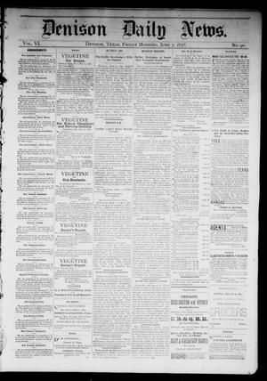 Denison Daily News. (Denison, Tex.), Vol. 6, No. 90, Ed. 1 Friday, June 7, 1878