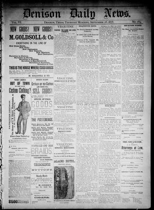Denison Daily News. (Denison, Tex.), Vol. 6, No. 184, Ed. 1 Thursday, September 26, 1878
