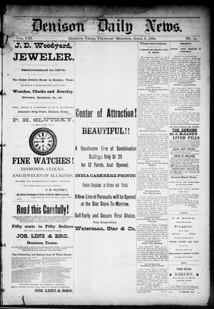 Denison Daily News. (Denison, Tex.), Vol. 8, No. 39, Ed. 1 Thursday, April 8, 1880