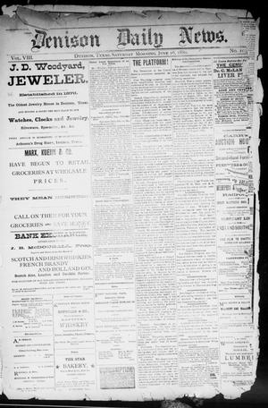 Denison Daily News. (Denison, Tex.), Vol. 8, No. 107, Ed. 1 Saturday, June 26, 1880
