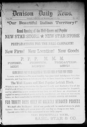 Denison Daily News. (Denison, Tex.), Vol. 7, No. 116, Ed. 1 Friday, July 18, 1879